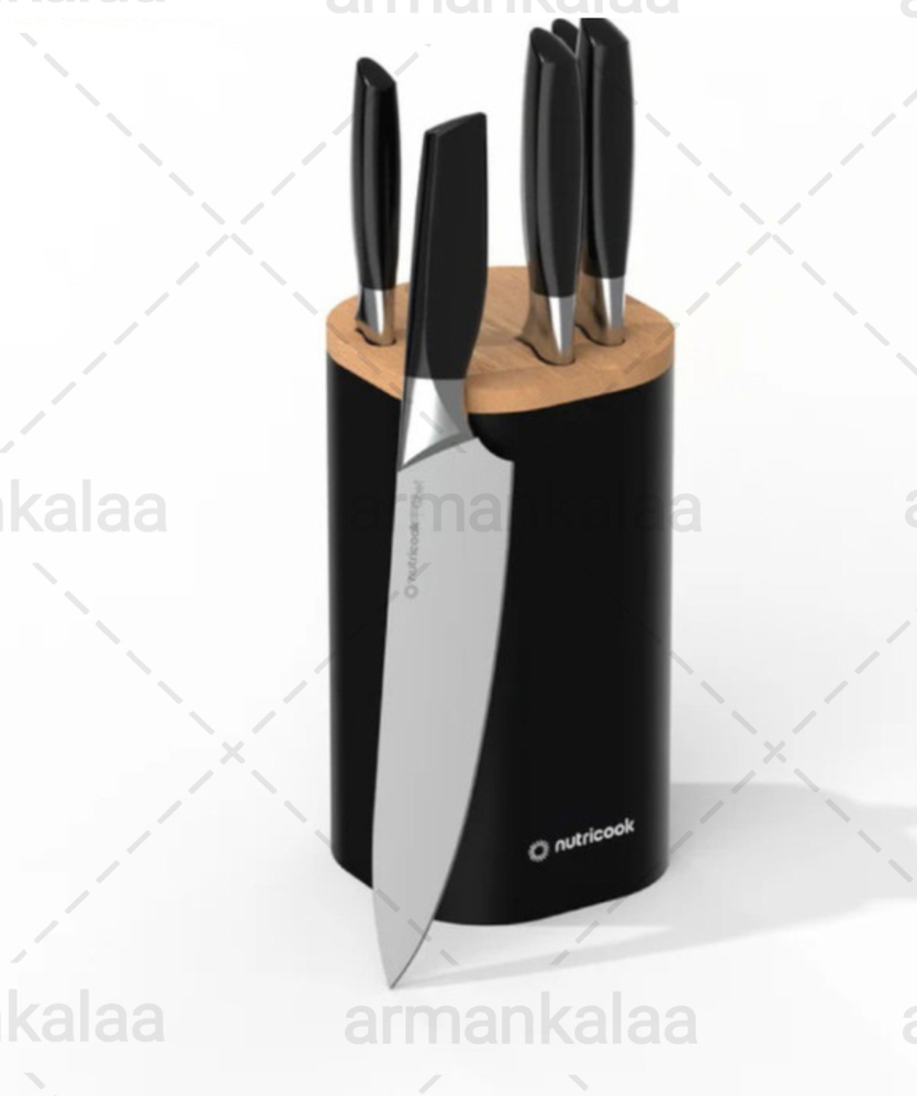 ست چاقوی نوتریکوک مدل KB150BG(کرم/مشکی)