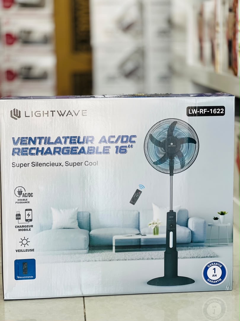 پنکه ایستاده لایت ویو مدل LW-RF-1622 با ریموت
